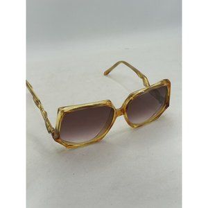 Vintage Solar Mates Yellow Oversized  Sunglasses Frames Hong Kong
